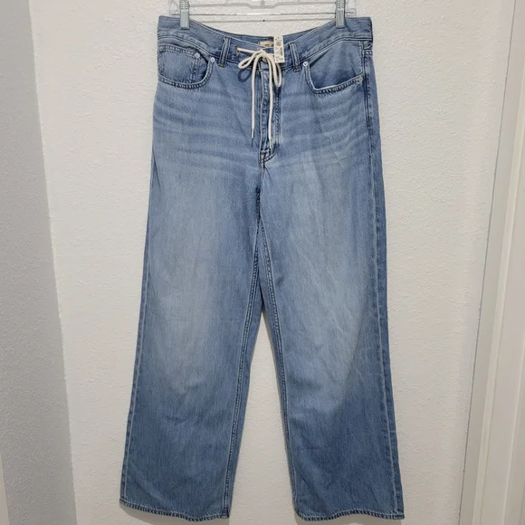 Madewell Light Blue Flare & Wide Leg Jeans - Picture 5 of 9